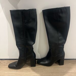 Kelly & Katie Black Heeled Boots